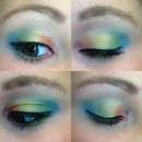 rainbow makeup 