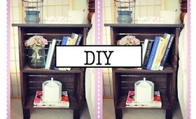 DIY Antique Inspired Nightstand or Bookcase!