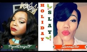 Makeup Corner: Holiday Slay Collab (Wig & Makeup) w/ QueenShe