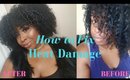 How to Repair Heat and Color Damage On Natural Curly hair