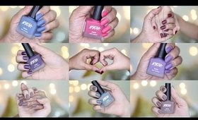 Nykaa Fall Matte Nail Polish Swatch | Debasree Banerjee