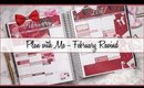 Plan with Me | February Monthly Rewind (Erin Condren)