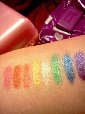 nyx ultra pearl mania swatches