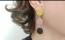 DIY Minimalist Drop Earrings