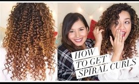 How to get Spiral Curls using Corioliss Style Stick Ft Sonal Sagaraya