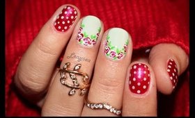 Floral Nail Art + MADAM GLAM GIVEAWAY! {OPEN}