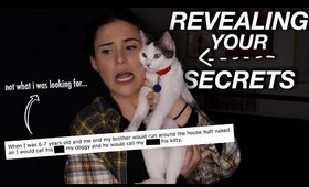 REVEALING YOUR KITTY CAT SECRETS | AYYDUBS