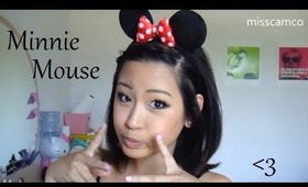 {Minnie Mouse} Halloween Makeup, Hair & Costume