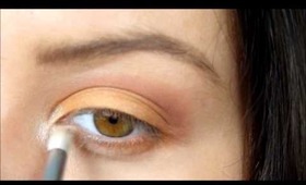 Sunset Inspired Eye Tutorial - On a sunny day