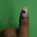 Holi theme Nail Art tutorial | Life Thoughts Camera