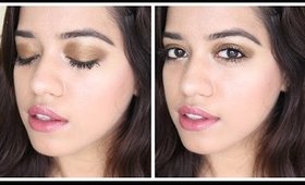 Bronze Eyes + Mauve Lips Makeup Look