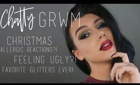 CHATTY GRWM- LETS CHAT AND DO MAKEUP! | XMAS MAKEUP | MORPHE 39A