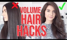 9 Hair Hacks For VOLUMINOUS HAIR !!