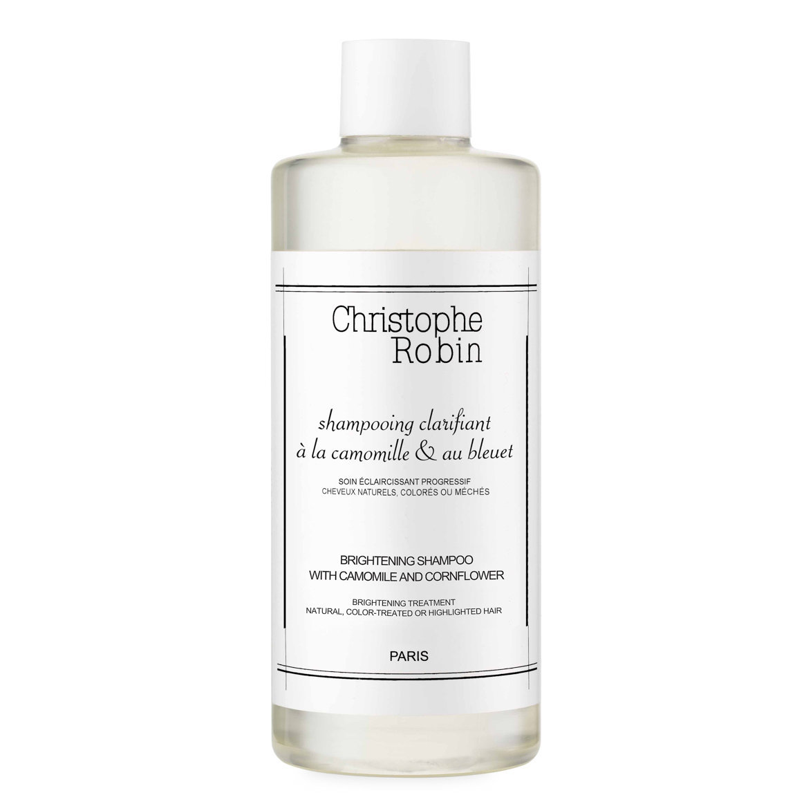 Christophe Robin Brightening Shampoo with Chamomile and Cornflower alternative view 1 - product swatch.