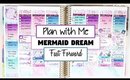 Plan With Me [Fast Forward] | Mermaid Dreams (Erin Condren Vertical)