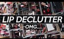 1000+ LIP PRODUCTS: What I’m THROWING out & KEEPING! | Jamie Paige