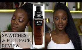 FIRST IMPRESSION | NYX Can't Stop Won't Stop Foundation in WALNUT