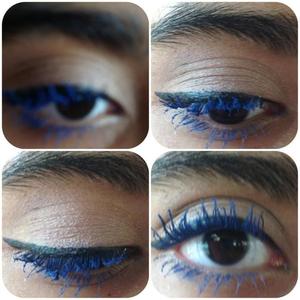 I love coloured lashes, because they make a simple look so much more interesting!