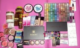 Huge USA and UK Make-Up Haul with Skin & Hair Products and a Demo