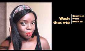 Wash That Wig : Kinky Straight Full Lace