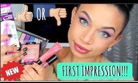 DO YOU GET WHAT YOU PAY FOR?!? | NEW DRUGSTORE MAKEUP FIRST IMPRESSIONS | MissToniTone