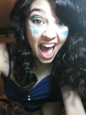 Fun easy makeup I did for the Ravens so everyone knew who I was rooting for!