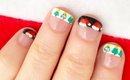 Christmas Nail Art 3 in 1: Cartoon, French and Funky!