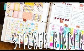 Sticker Binder! | Sticker Storage & Organization