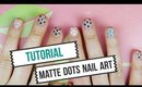 NAILS | Matte dots nail art (Greek Subs) | Queen Lila