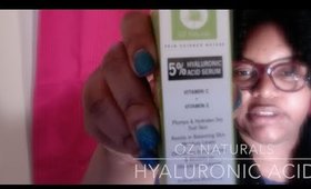 OZ Naturals Hyaluronic Acid Serum For Anti-Aging