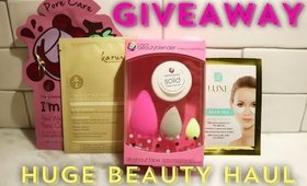 HUGE BEAUTY HAUL AND GIVEAWAY ! *OPEN UNTIL JUNE 1*