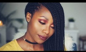 CRANBERRY MAKEUP TUTORIAL | DIMMA UMEH