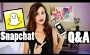 SNAPCHAT Q&A! - Owning a Salon, Vlogging Idea! & Dating