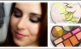 Steel Grey Eyes Using Too Faced Colorful Confection Holiday Palette