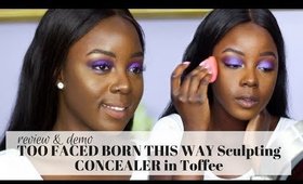 REVIEW & DEMO | TOO FACED BORN THIS WAY SCULPTING CONCEALER IN Toffee