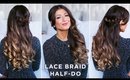 Lace Braid Half-Do Hairstyle