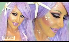 Halloween Look: Purple Mermaid Makeup Tutorial