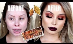 DRAMATIC FALL MAKEUP TUTORIAL (LONG AF BUT EDUCATIONAL!) | ASHLEY WAGNER