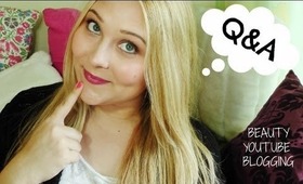 Q&A: Beauty, Youtube & Blogging