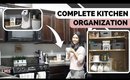 Complete Kitchen Makeover! | Kitchen Cabinet Organization Ideas
