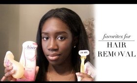 My Favorite Products for Hair Removal