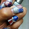 Fourth of July nails done by tntalvarado316