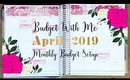 April 2019 Monthly Budget Setup | Budget With Me | Bliss & Faith Paperie