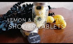 Lemon & Eucalyptus Shower Tablets