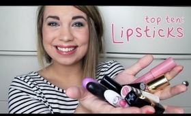 TOP 10: LIPSTICKS