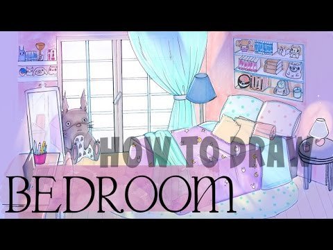 HOW TO DRAW a BEDROOM ! || BACKGROUND for MANGA/ANIME | DebbyArts A. Video  | Beautylish