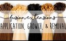 Hot Fusion Hair Extensions - Application, 4 Month Growth, & Removal | Instant Beauty ♡