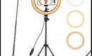 Ring Light 10" with Tripod Stand & Phone Holder