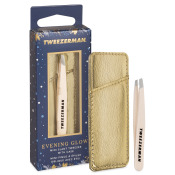 Tweezerman Evening Glow Mini Slant Tweezer with Case
