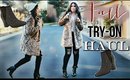 Fall Try on Haul 2016: Autumn Outfit Ideas
